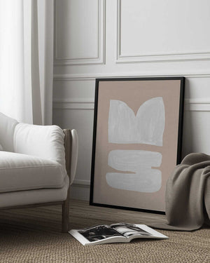 Tablou înramat „Mid Century Brown II” de Orara Studio