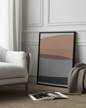 Tablou înramat „Modern Pink and Grey” de Orara Studio
