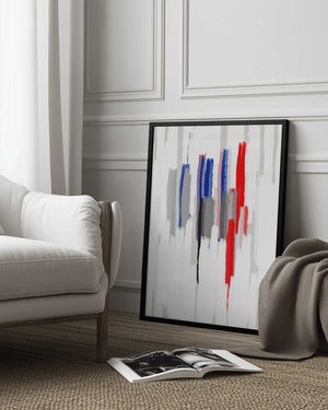 Tablou înramat „BILLS RED WHITE AND BLUE” de Fun Qui