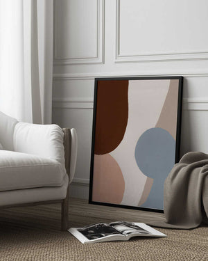 Tablou înramat „Earthy Curves” de Merel Takken