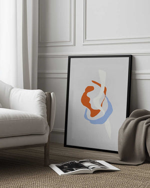 Tablou înramat „Scandi Abstract 8” de Anne-Marie Volfova