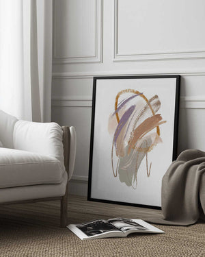 Tablou înramat „Cool Shapes 2” de Sally Ann Moss