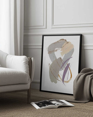 Tablou înramat „Cool Shapes 1” de Sally Ann Moss