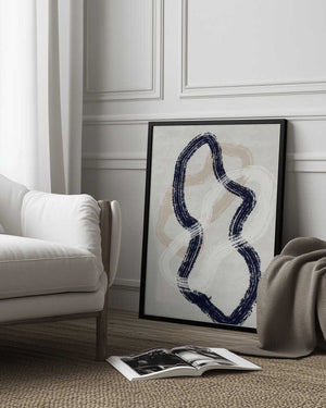 Tablou înramat „Abstract Lines” de Anne-Marie Volfova