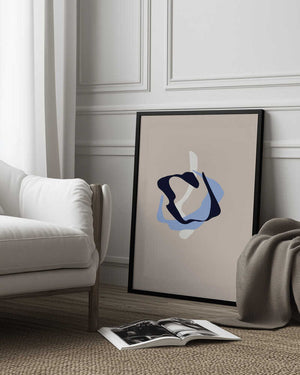 Tablou înramat „Scandi abstract 7” de Anne-Marie Volfova