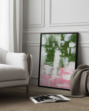 Tablou înramat „Olive Pink” de Ejaaz Haniff