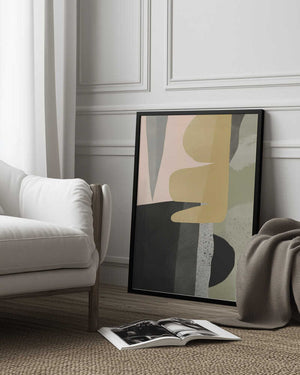 Tablou înramat „Abstract Layers” de Little Dean