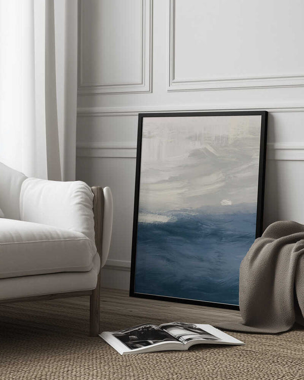 Tablou înramat „Ocean's Tranquility” de Little Dean