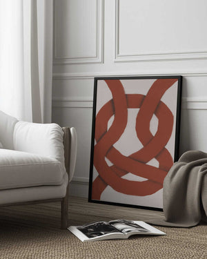 Tablou înramat „The Red Knot” de Little Dean
