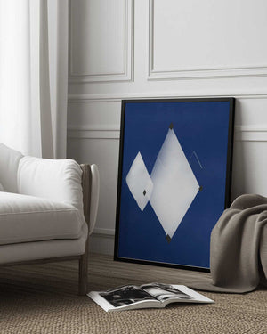 Tablou înramat „Asymmetrical Diamonds” de Little Dean