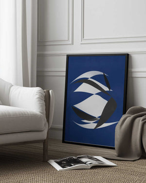 Tablou înramat „Asymmetrical Shapes” de Little Dean