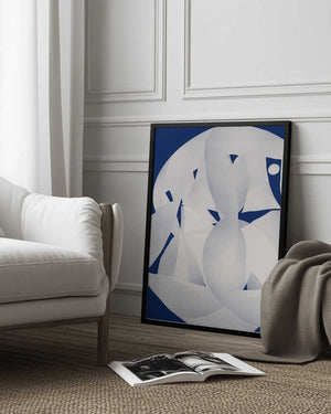 Tablou înramat „Paper Sculpture Abstract” de Little Dean