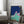 Tablou înramat „Blue and Luminous Greeen Liquid” de Little Dean