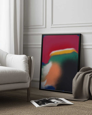 Tablou înramat „Slow Spread Colors” de Little Dean