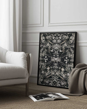 Tablou înramat „Organic Symmetrical  Patterns” de Little Dean