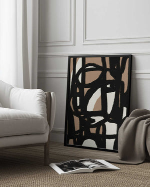 Tablou înramat „Bold line composition” de Little Dean