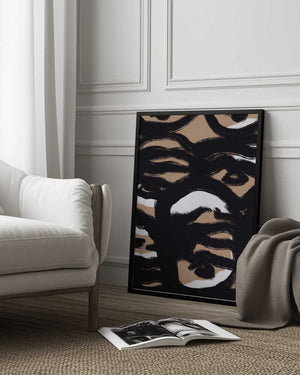 Tablou înramat „Echoes of Abstraction” de Little Dean