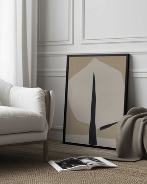 Tablou înramat „Monochrome Silhouette” de Little Dean