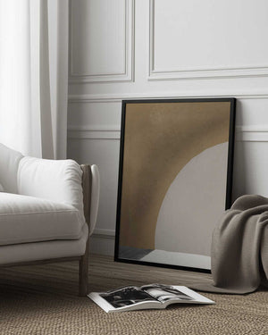 Tablou înramat „Curved Horizon” de Little Dean