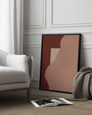 Tablou înramat „Muted Abstract Forms” de Little Dean