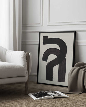 Tablou înramat „Ink Motif 39” de Ejaaz Haniff