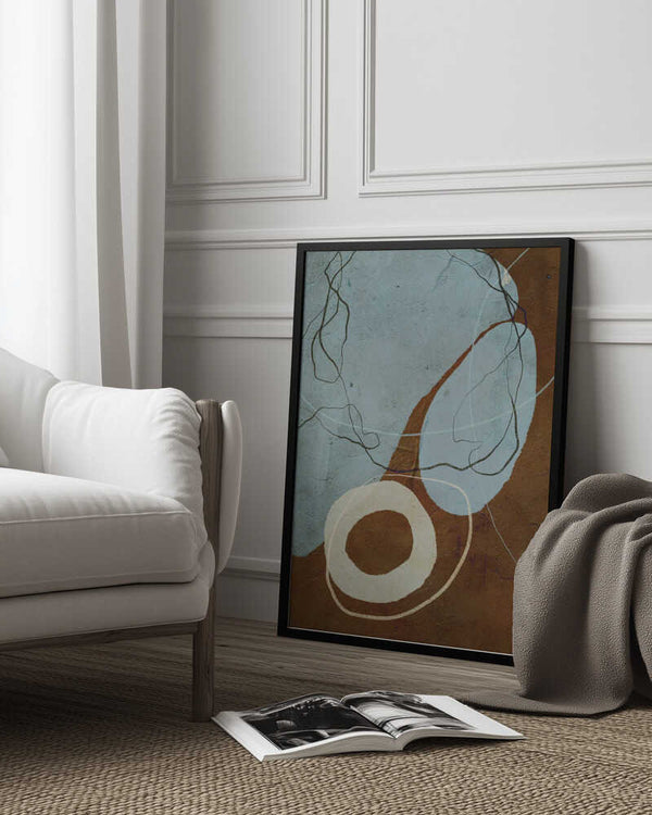 Tablou înramat „Abstract Whispers” de Treechild