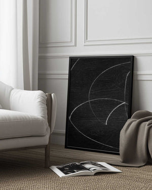 Tablou înramat „Black 1” de Dan Hobday