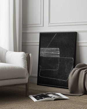 Tablou înramat „Black 3” de Dan Hobday