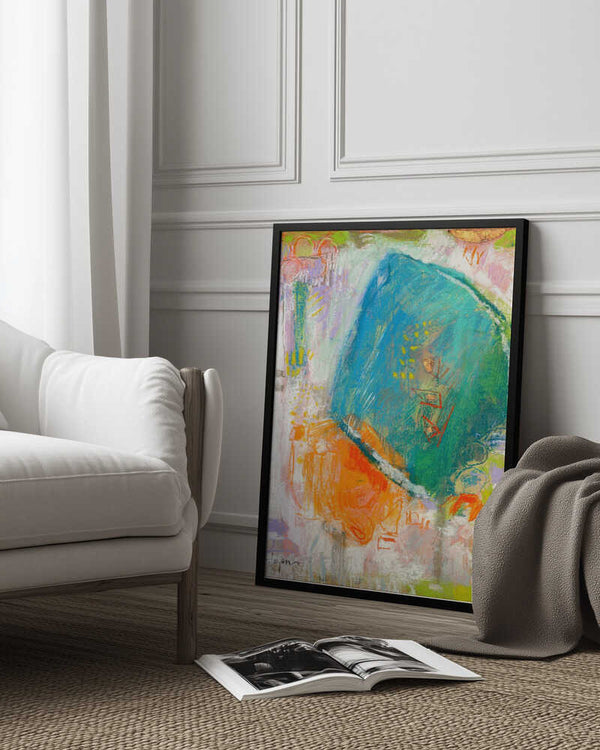 Tablou înramat „Vibrant Whirl” de Dorothy Fagan