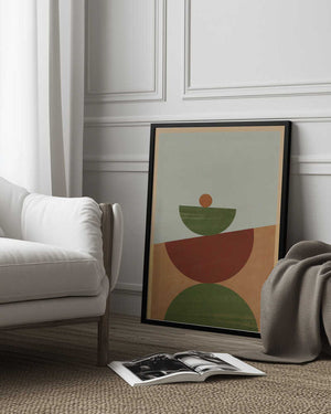 Tablou înramat „Contemporary Geometric 02” de Nilesh Kulkarni