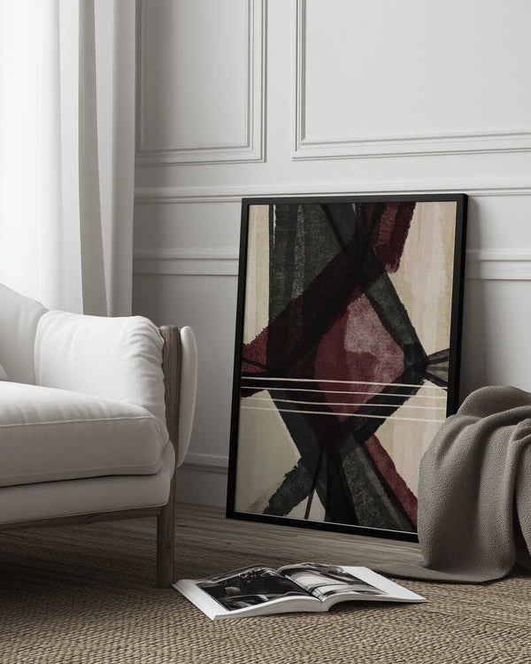 Tablou înramat „Movement III” de Gemma Bardot