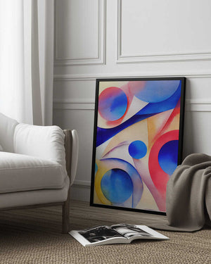 Tablou înramat „Nature Inspired Abstract Watercolor  (Day 10)” de Mauro