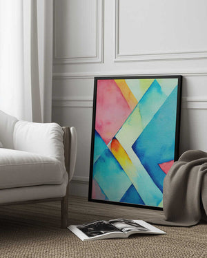 Tablou înramat „Nature Inspired Abstract Watercolor  (Day 37)” de Mauro