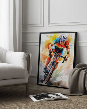 Tablou înramat „Sport Cycler 1” de Justyna Jaszke