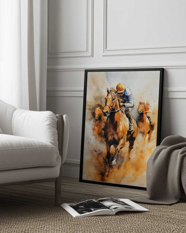 Tablou înramat „Sport Horse Rider 2” de Justyna Jaszke