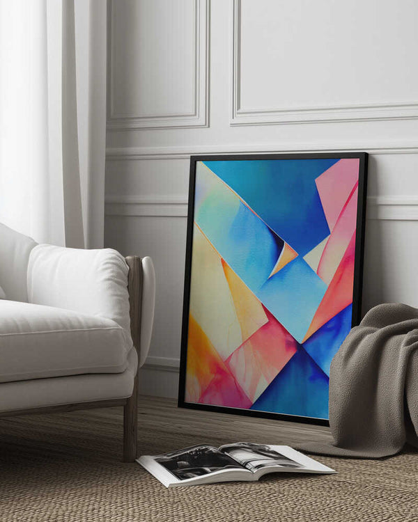 Tablou înramat „Nature Inspired Abstract Watercolor  (Day 91)” de Mauro