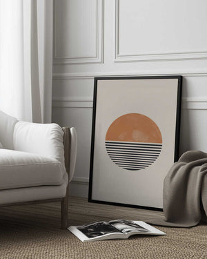 Tablou înramat „Striped Horizon” de THE MIUUS STUDIO