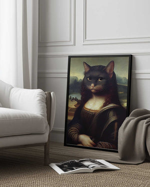 Tablou înramat „Meowlisa” de Dikhotomy