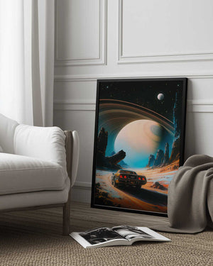 Tablou înramat „Ultimate Space Racer” de Taudalpoi