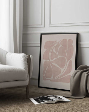 Tablou înramat „Beige Abstract Shapes” de Anne-Marie Volfova