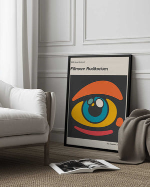 Tablou înramat „Fillmore Abstract Poster” de Retrodrome