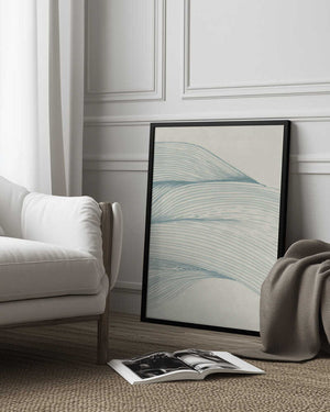 Tablou înramat „Ocean in lines 01” de Lucrecia Caporale