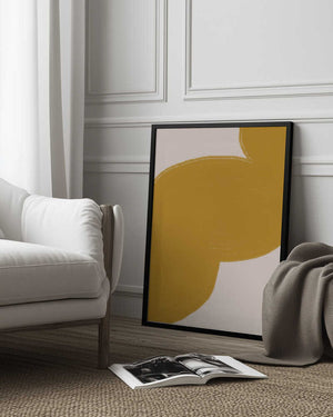 Tablou înramat „Golden Swirl Path” de THE MIUUS STUDIO