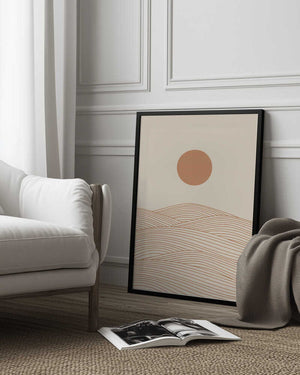 Tablou înramat „Over the Horizon” de Natasha Playell
