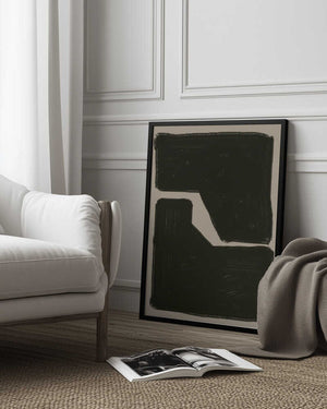 Tablou înramat „Abstract Contrast” de THE MIUUS STUDIO