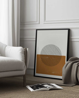 Tablou înramat „Striped Horizon” de THE MIUUS STUDIO