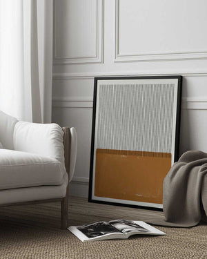 Tablou înramat „Striped Harmony” de THE MIUUS STUDIO