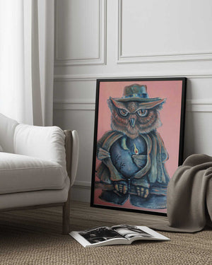 Tablou înramat „Hidden light out of sight” de Robert Sigaard