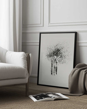 Tablou înramat „Brush splatters #5” de Imaginative