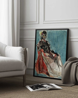Tablou înramat „Elegant Pose of Woman Portrait” de Ute Rathmann